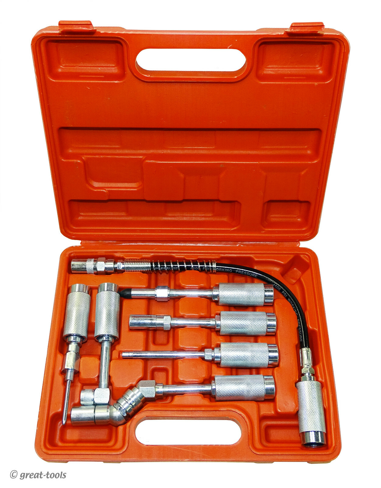 GREASE GUN ADAPTER KIT &ndash; heavy equipment, automotive, maintenance lubrication