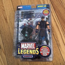 NUEVA FIGURA DE ACCIÓN MARVEL LEGENDS HAWKEYE SERIE 7 VII TOYBIZ AVENGERS FLECHAS DE ARCO
