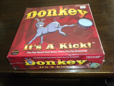 New - Cleveland Kids Donkey Game - Ages 8+ | 3-8 players