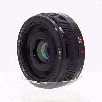 NEW Panasonic LUMIX G 20mm F1.7 II ASPH Lens Black 4/3 Camera H