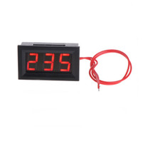 VOLTMETRO AC 75-400V LED ROSSO pannello 220V casa laboratorio digitale solare
