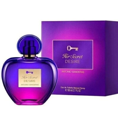 ANTONIO BANDERAS HER SECRET DESIRE 80ML EAU DE TOILETTE SPRAY NAGELNEU & VERS...