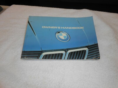 Bmw E30 1983 318i Owners Manual Ebay