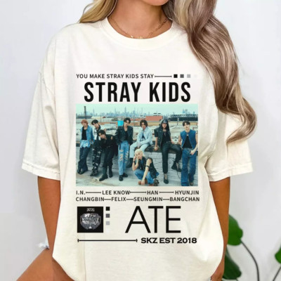 Stray Kids ATE You Make Stray Kids Stay T Shirt Full Size S-5XL