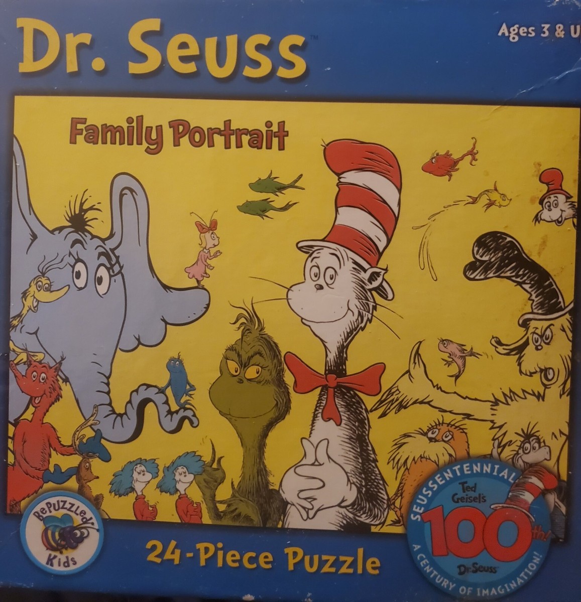 Dr. Seuss Family Portrait 24 Piece Puzzle “11 1/2 X 15” | eBay