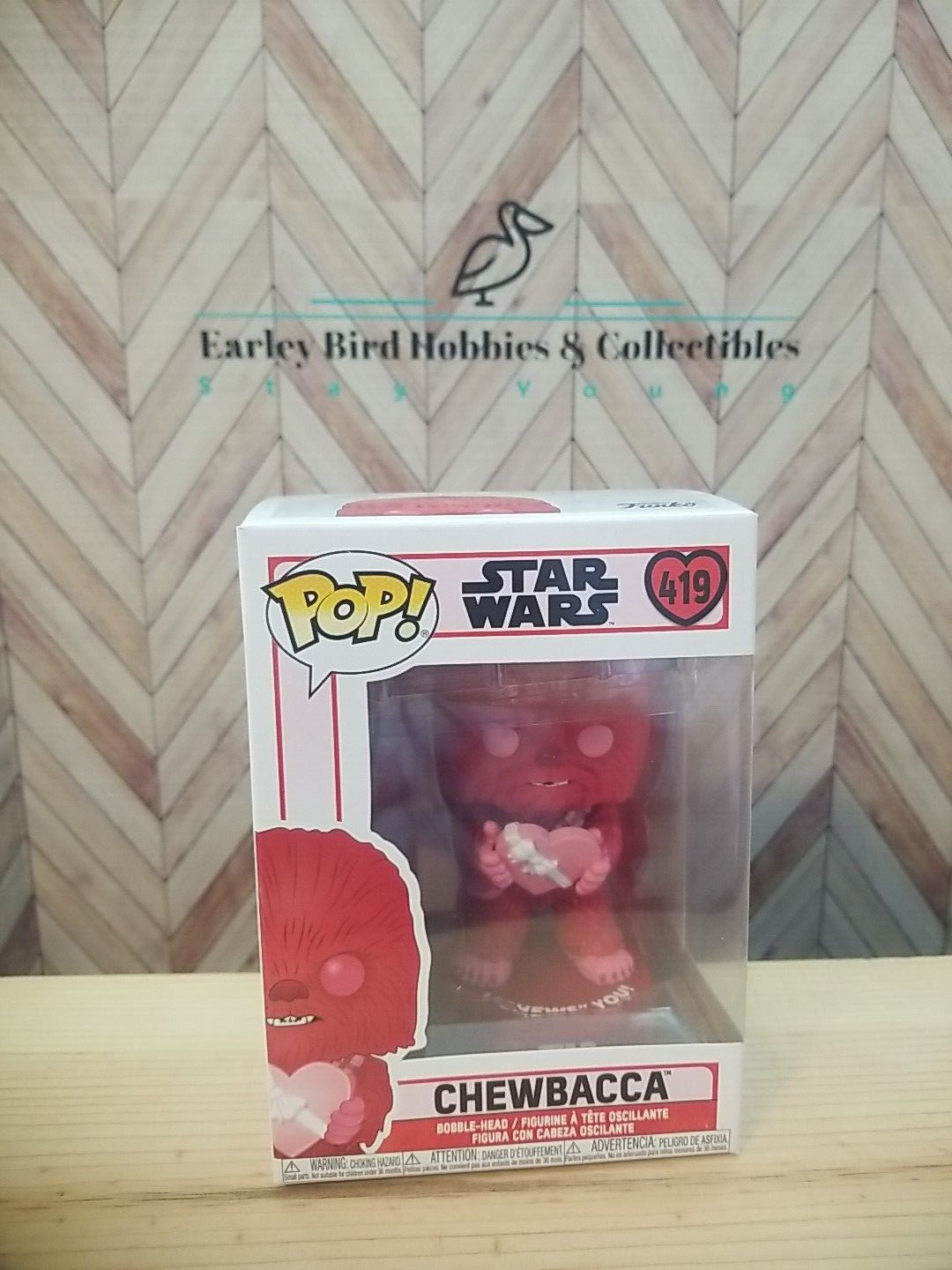 En Oferta Funko Pop! (#1) Vinyl: Star Wars - Chewbacca (Pink) #419