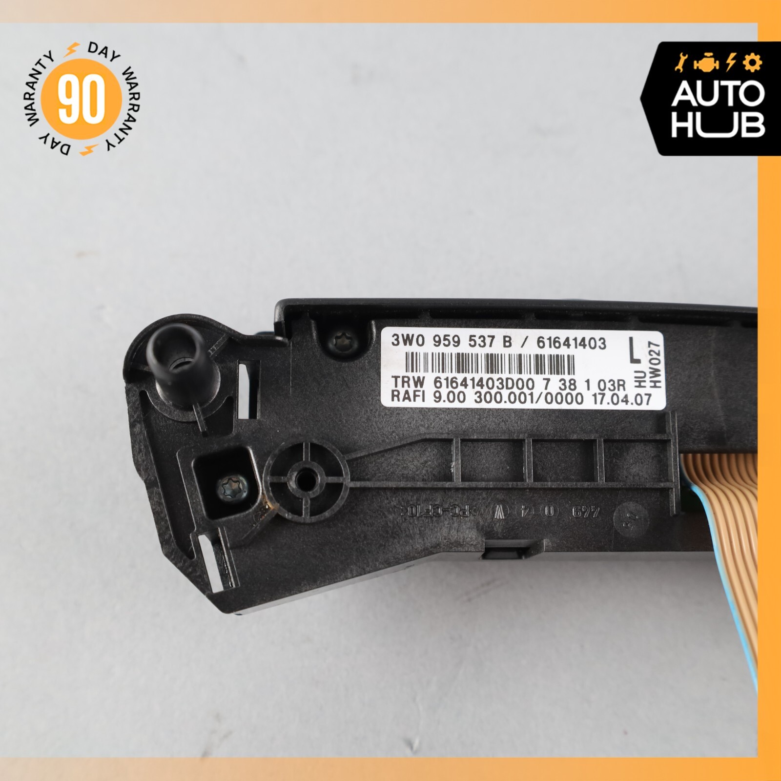 03-12 Bentley Continental GTC Left Steering Wheel Control Switch Button OEM 62k