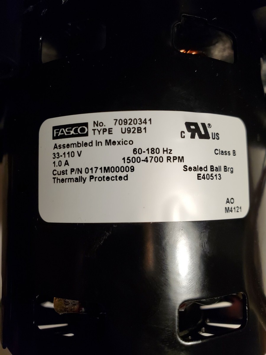 Fasco Furnace Exhaust Vent Inducer Motor Fits Goodman Amana