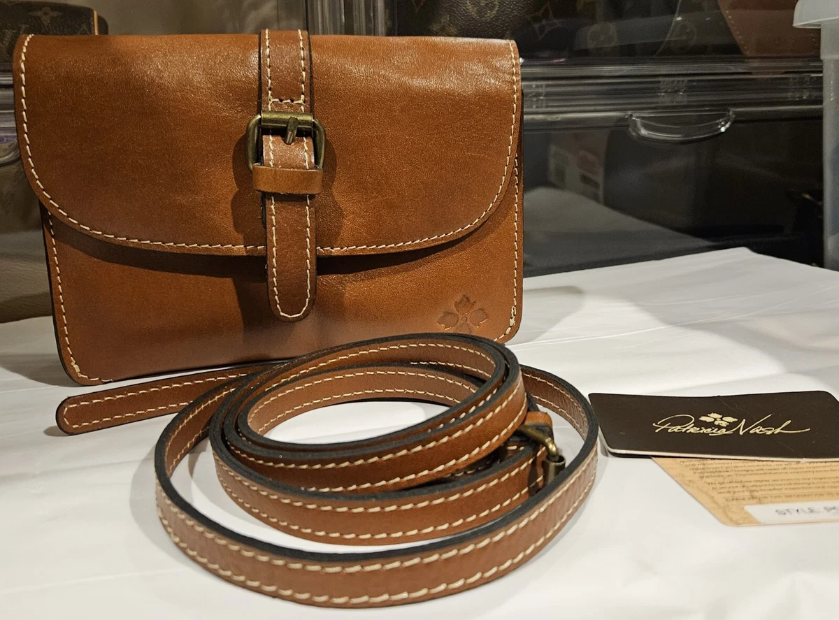 NWOT PATRICIA NASH Torri Crossbody Italian Leather Small Bag TAN