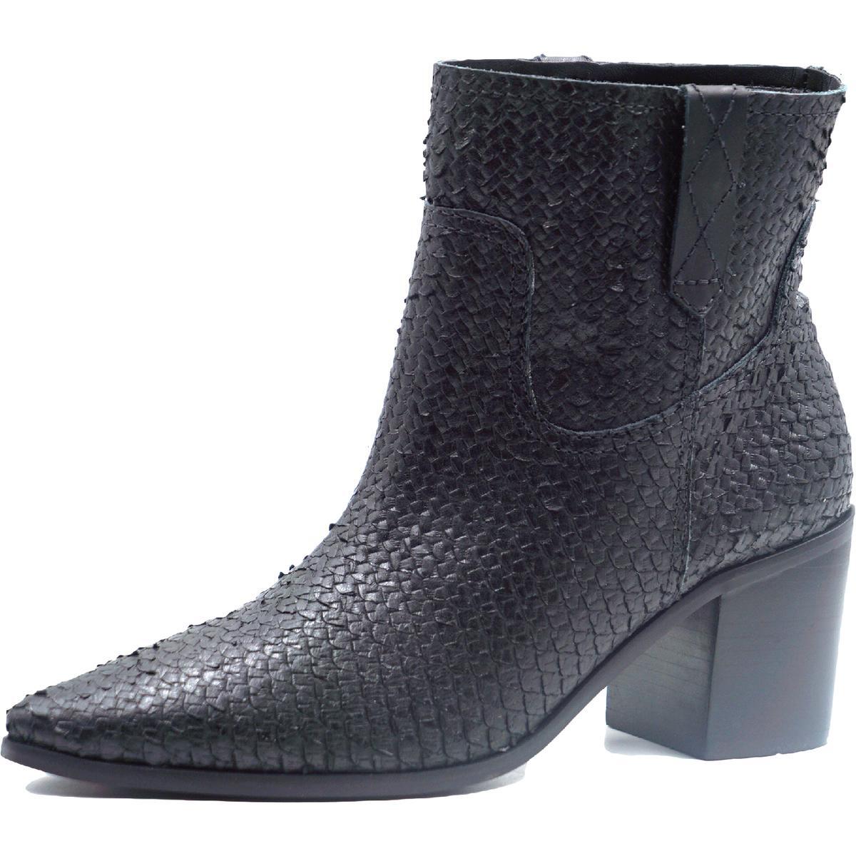 Женские ботильоны KAANAS Bonarda из черной кожи, размер 6, средний (B,M), BHFO 1264