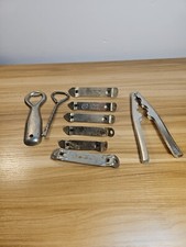 8 VIntage Beer Bottle Openers Heineken, Labatt , IROQUOIS