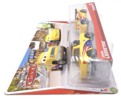 Disney Pixar Cars WGP: JOHN LASSETIRE & JEFF GORVETTE (2-PACK