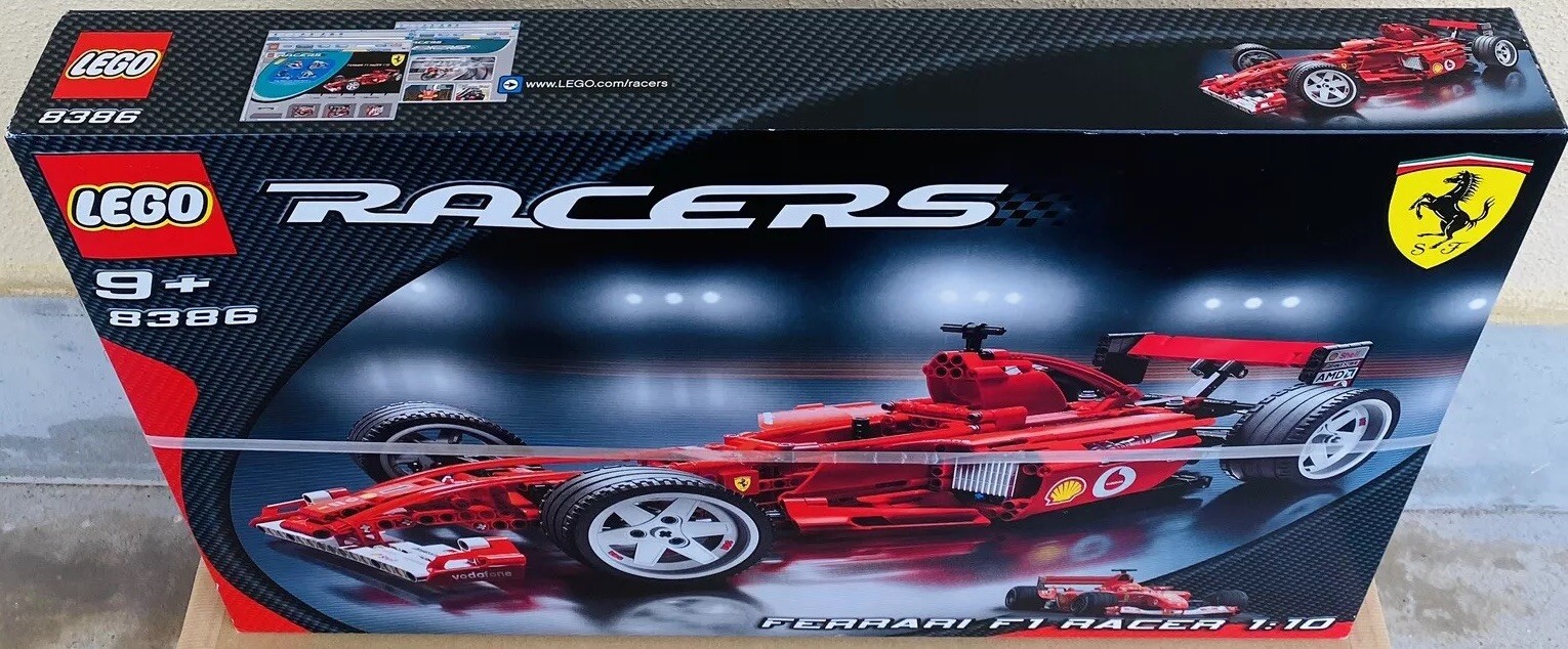 LEGO Racers Ferrari F1 Racer 1:10 8386 New Sealed Express Free Shipping ...