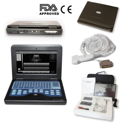Tragbare Laptop-Maschine Ultraschallgerät Diagnosesystem Lineare Sonde CMS600P2
