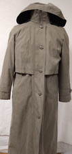 Fs Rainwear Womens 6p Full Zip & Button Removable Lining Hood Long Trench Coat