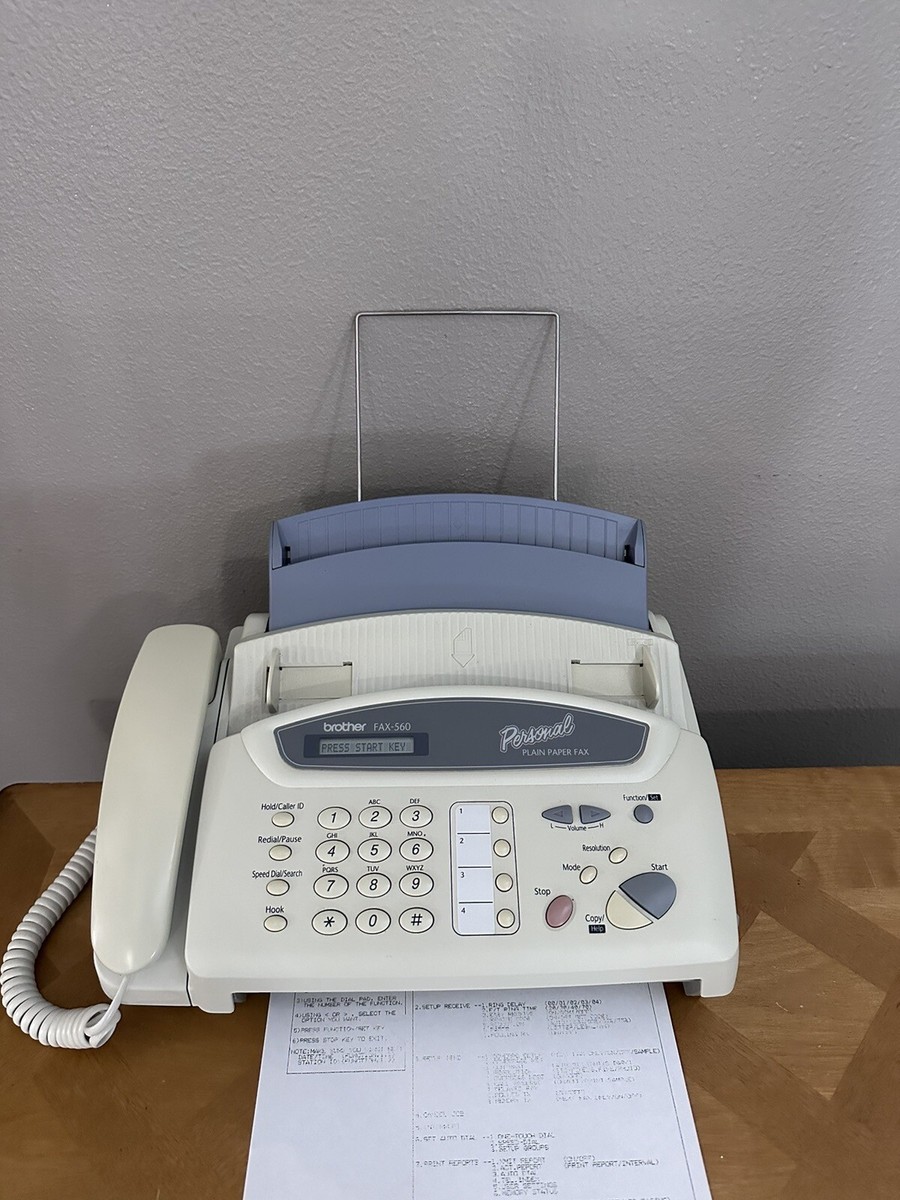 Brother Personal FAX 560 Plain Paper Fax Facsimile Machine Copier