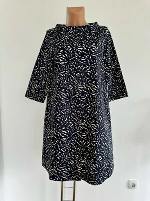 Vestido COS blanco marino con bolsillos de algodón para mujer talla 38/M UK10 - Imagen 1 de 4