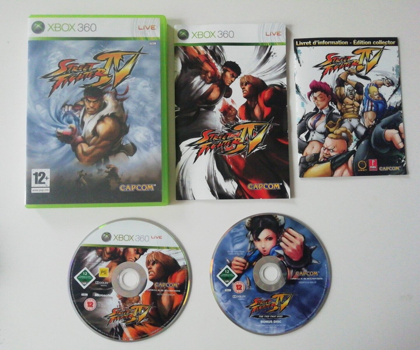 Jeu XBOX 360 Street Fighter IV 4 Issu de l'Edition Collector Version FR en TBE 