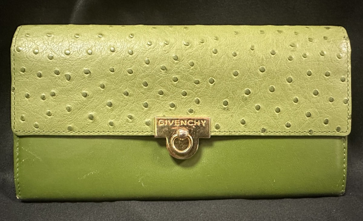 小物 Givenchy - Vintage Leather Key Wallet Givenchy Vintage Wallet Black Bifold Logo Large Checkbook