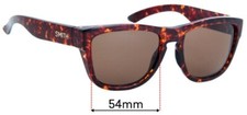 SFx Replacement Sunglass Lenses Fits Smith Clark - 54mm Wide
