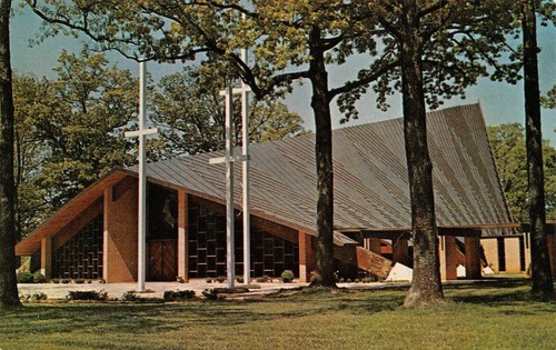 CONOVER, NC North Carolina CONCORDIA LUTHERAN CHURCH Catawba County Postcard