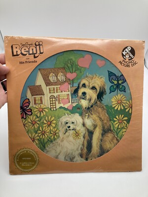 Benji and His Friends Picture Disc LP (1981) SEALED Ltd Edition Vintage  Record