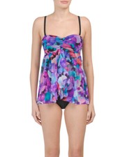 PROFILE BY GOTTEX Flower Petals Fly Away One-piece Swimsuit size 8 