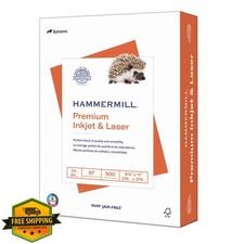 Hammermill 24 Lb 8.5x11 Printer Paper, 1 Ream 500 Sheets 97 Bright