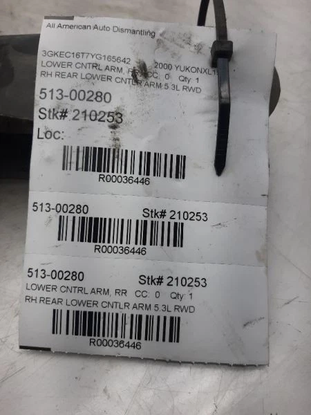 Brazo de control inferior trasero 00-10 CHEVROLET SUBURBAN 1500 15286145 Foto 3 de 4