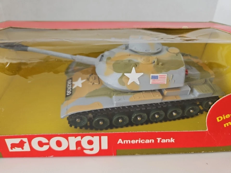 1962 Corgi American Tank #902 M60 A1 Medium Tank Diecast MetaL 08ZR30 WWII - Image 3 of 4