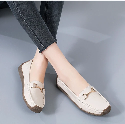 Womens Loafers Mocassin Office Work Flat Slip On Shoes Ladies Casual Shoes Size - Bild 54 von 59