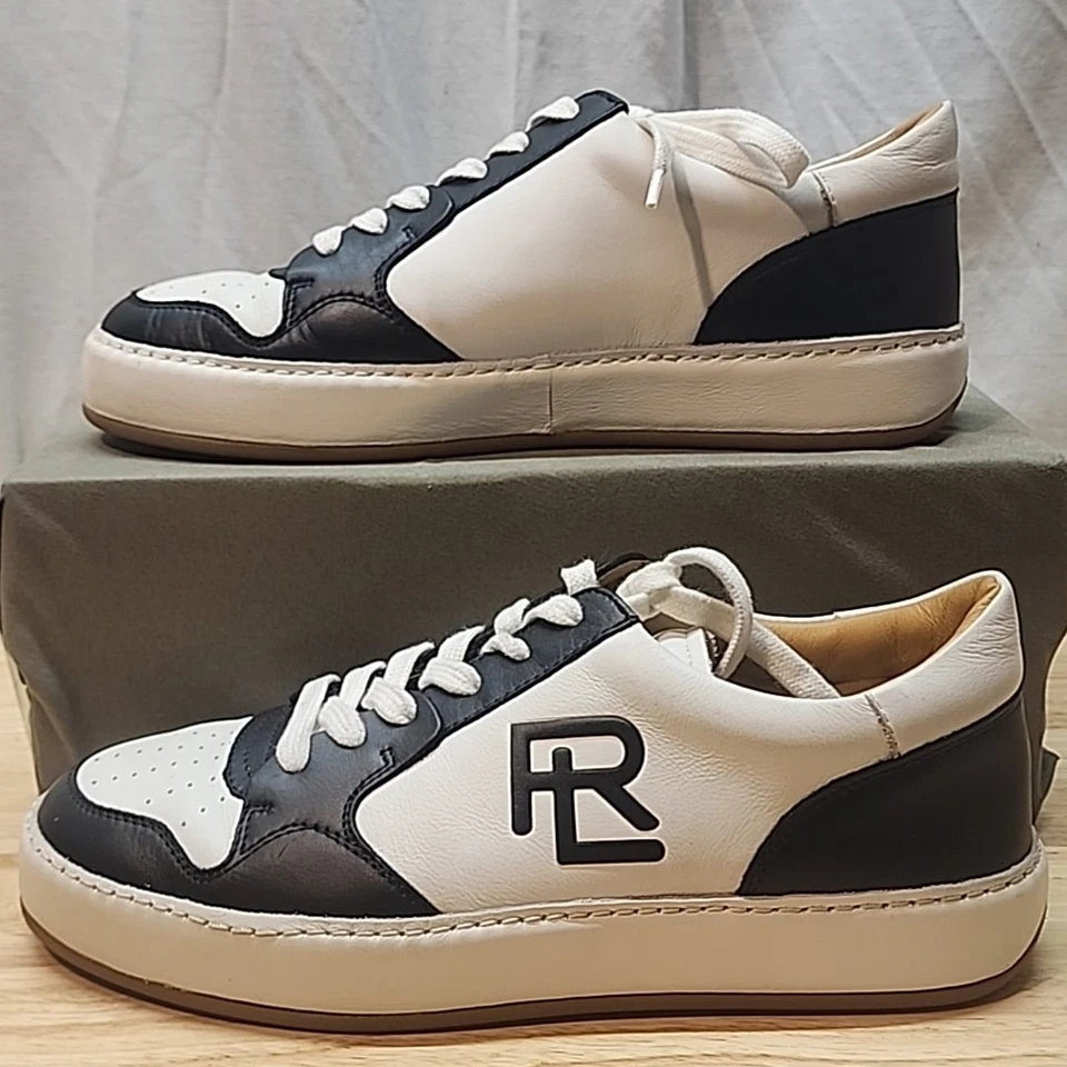 Ralph Lauren Men's Jinett Colour-Blocked Low-Top Trainer - Image 2 of 4