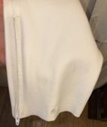 Krizia Pants Women 27 White Leather Sheepskin Straight Classic High Rise Zip — photo 4