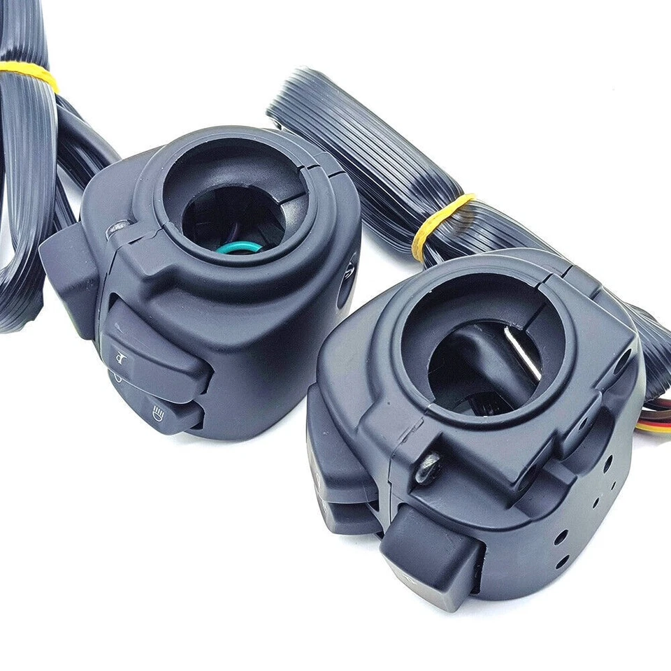 Carcasa y tapas y arnés de cableado de interruptor de control manual de 1" para Harley Dyna Softail XL883 Foto 2 de 4