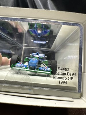 1:43 Spark Benetton F1 B194 #6 Monaco Gp 1994 J.J.Lehto Green Blue