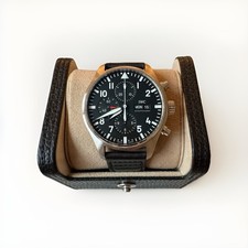2022 IWC Pilot’s Watch Chronograph 43mm Black Dial Box Papers. 4 yr Warranty 