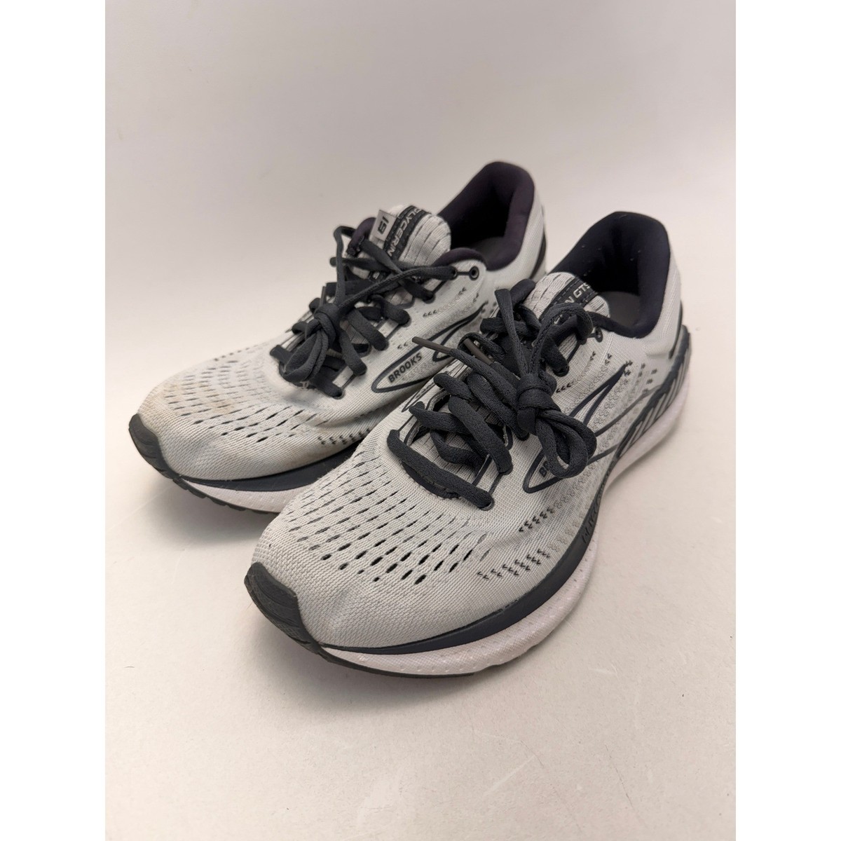 Brooks Glycerin 19 Black and White Cushioned Running Shoes Brooks Glycerin 19 Black Multi-Color W for sale | eBay main image 4