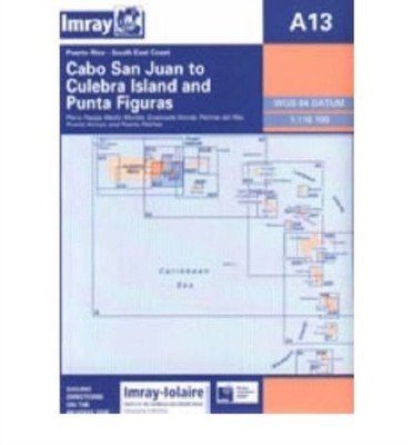 Imray Iolaire Chart A13 South East Coast of Puerto Rico Caribbean by Imray