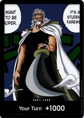 DON!! Card (Alternate Art)  DON!! One Piece CCG Legacy of the Master NM
