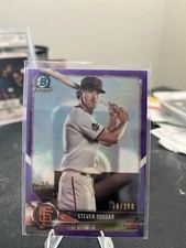 2018 Bowman - Chrome Prospects Steven Duggar #BCP149 Purple Refractor /250 (RC)