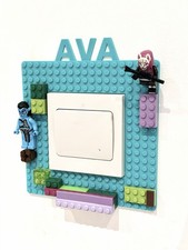 Personalised Building Brick Compatible Light Switch Surround – Wall Decor