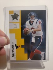 Houston Texans Leaf Rookie & Stars Matt Schaub Football Card Insert #/349. rookie card picture