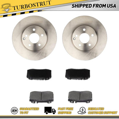 Front OE Brake Rotors Brake Pad For 2003-2006 Mercedes-Benz E500