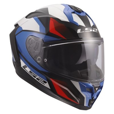 LS2 FF817 Challenger II Viper Motorradhelm Integralhelm white blue red M
