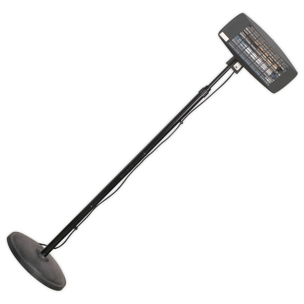 Sealey Infrared Quartz Patio Heater 2000W/230V - Telescopic Floor Stand