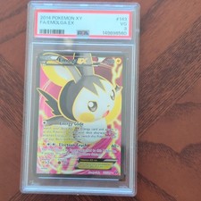 The Pokémon Company Emolga EX 143/146 XY Full Art Ultra Rare Holo 110 HP PSA 3