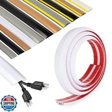 Rubber Bond Cord Cover Floor Cable Protector - Strong Self Adhesive Floor Cor