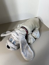 Vintage 18" Tonka Gray "Pound Puppies" - Red Collar