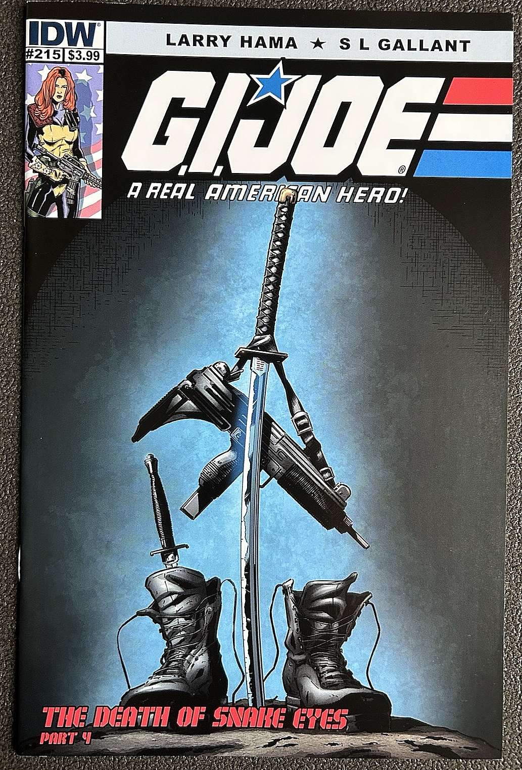 GI Joe A Real American Hero #215 IDW S. L. Gallant  Cover NM