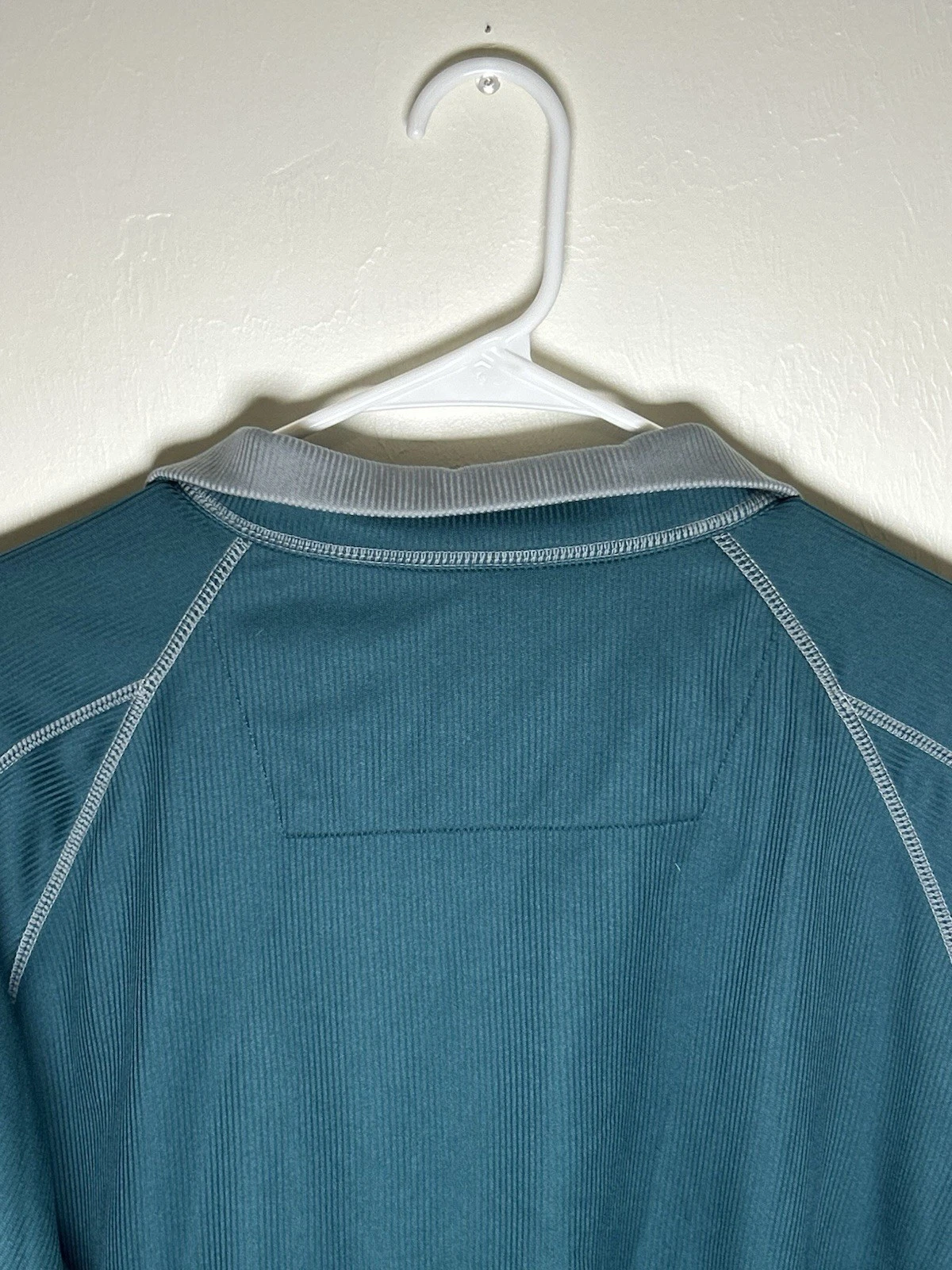 Antigua Desert Dry XL Quarter Zip Golf Pullover Teal Polyester Lightweight Y2K - product detail image 10